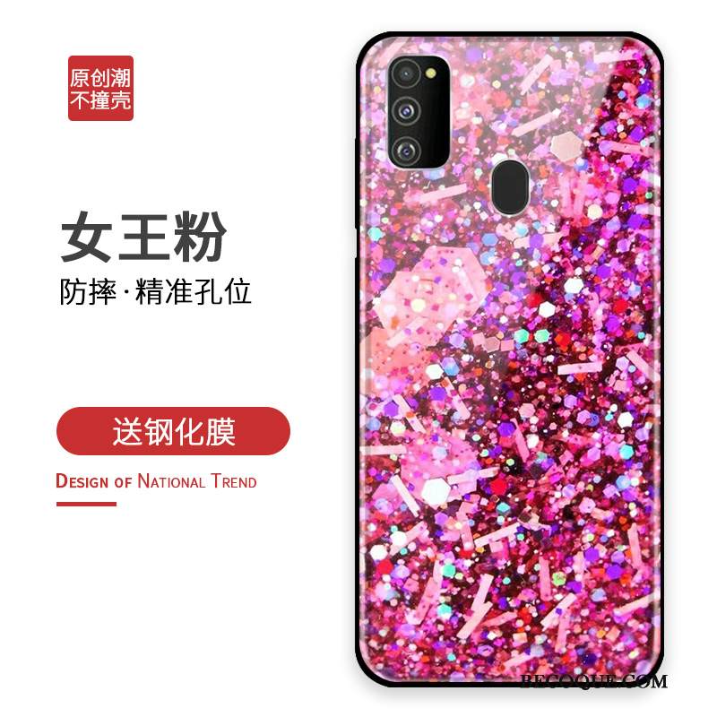 Kuori Samsung Galaxy M30s Laukut Persoonallisuus Puhelimen Kuoret, Kotelo Samsung Galaxy M30s Luova Murtumaton Lasi