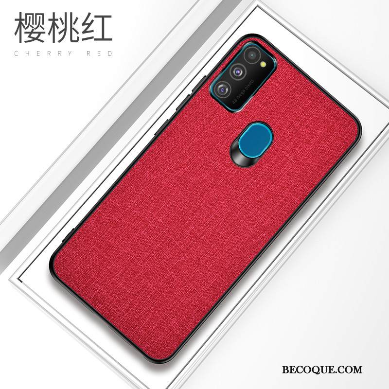 Kuori Samsung Galaxy M30s Luova Kova Murtumaton, Kotelo Samsung Galaxy M30s Laukut Harmaa Kiinteä Väri