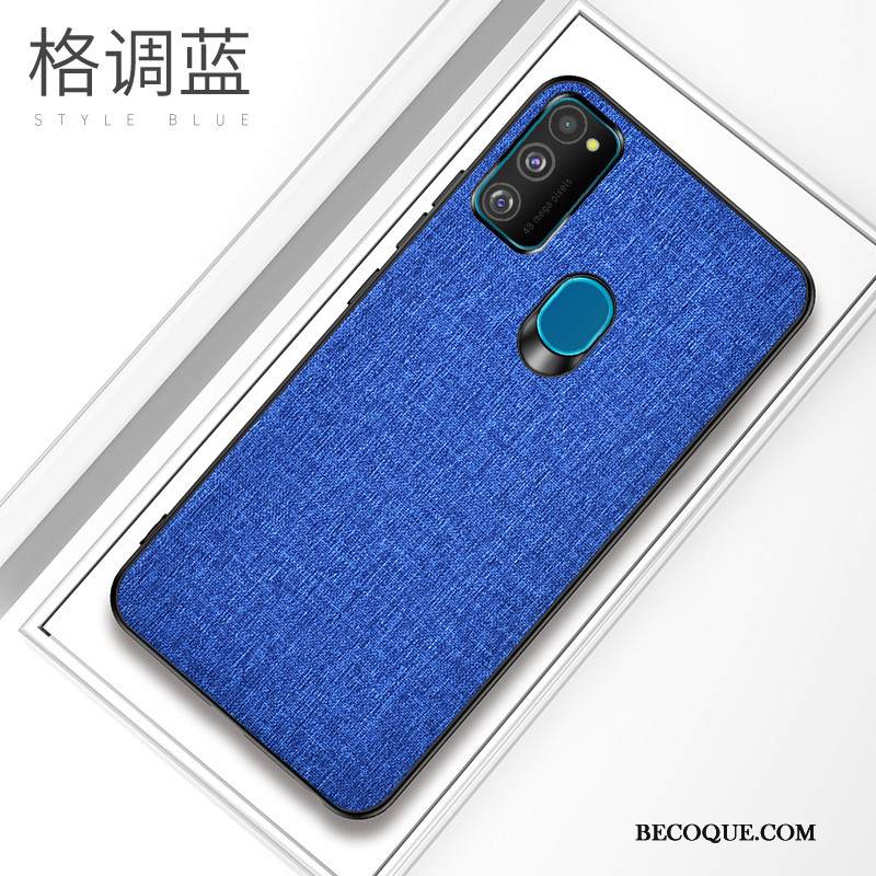 Kuori Samsung Galaxy M30s Luova Kova Murtumaton, Kotelo Samsung Galaxy M30s Laukut Harmaa Kiinteä Väri