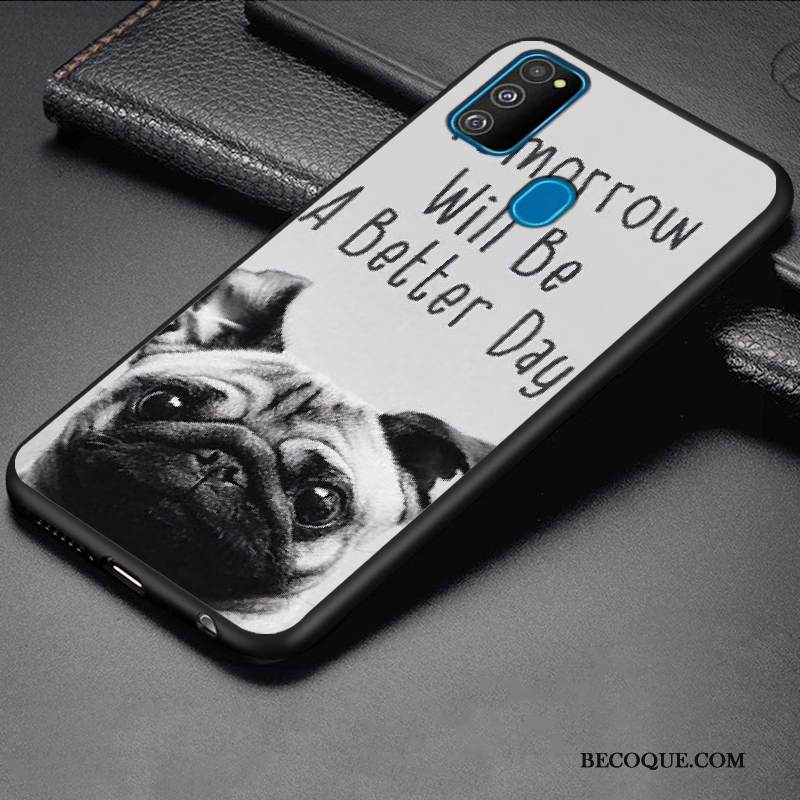 Kuori Samsung Galaxy M30s Luova Puhelimen Kuoret Sininen, Kotelo Samsung Galaxy M30s Suojaus Trendi Persoonallisuus