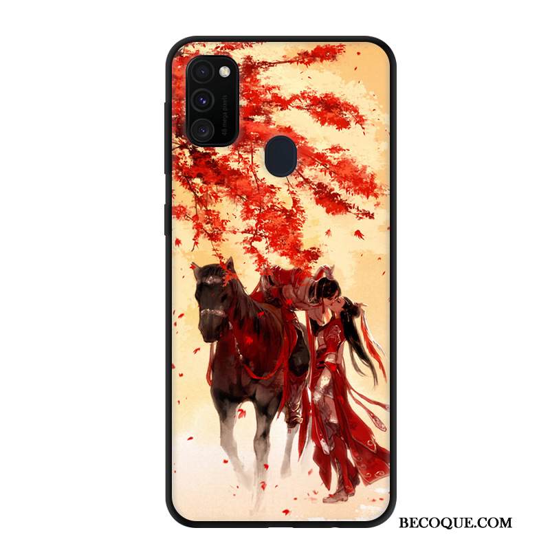 Kuori Samsung Galaxy M30s Sarjakuva Muokata Harmaa, Kotelo Samsung Galaxy M30s Suojaus Puhelimen Kuoret