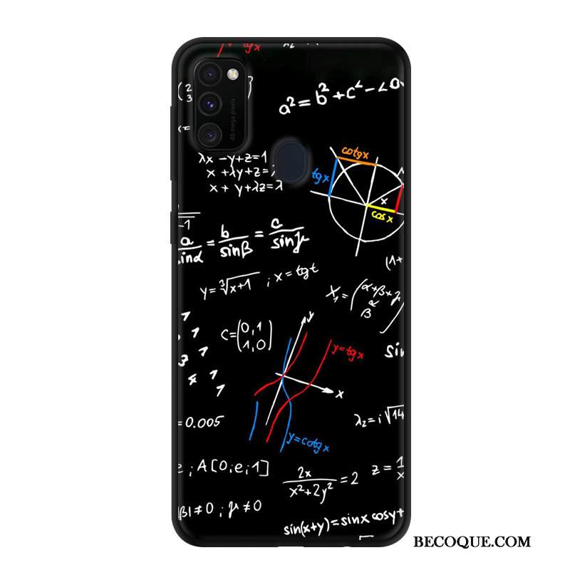 Kuori Samsung Galaxy M30s Sarjakuva Muokata Harmaa, Kotelo Samsung Galaxy M30s Suojaus Puhelimen Kuoret