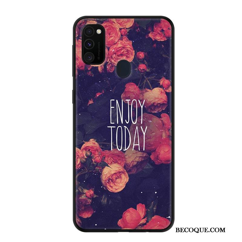 Kuori Samsung Galaxy M30s Sarjakuva Muokata Harmaa, Kotelo Samsung Galaxy M30s Suojaus Puhelimen Kuoret