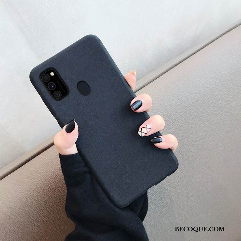 Kuori Samsung Galaxy M30s Silikoni Puhelimen Kuoret Pesty Suede, Kotelo Samsung Galaxy M30s Suojaus Yksinkertainen Takakansi