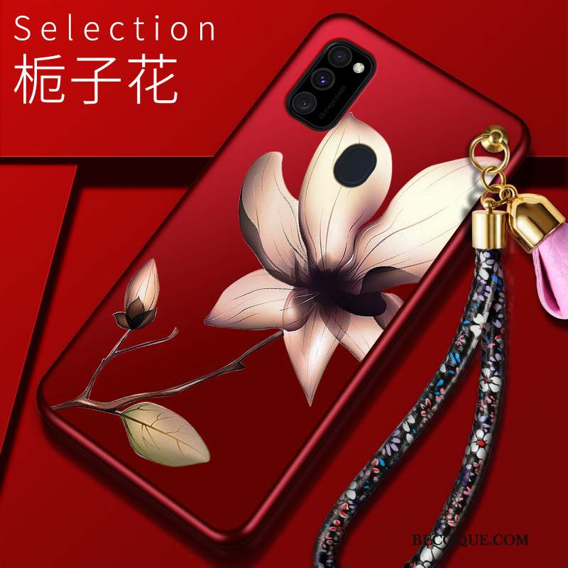 Kuori Samsung Galaxy M30s Silikoni Takakansi Murtumaton, Kotelo Samsung Galaxy M30s Kohokuviointi Tide-brändi Puhelimen Kuoret