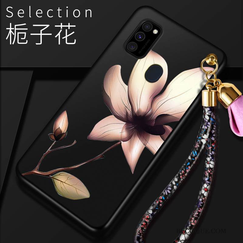 Kuori Samsung Galaxy M30s Silikoni Takakansi Murtumaton, Kotelo Samsung Galaxy M30s Kohokuviointi Tide-brändi Puhelimen Kuoret