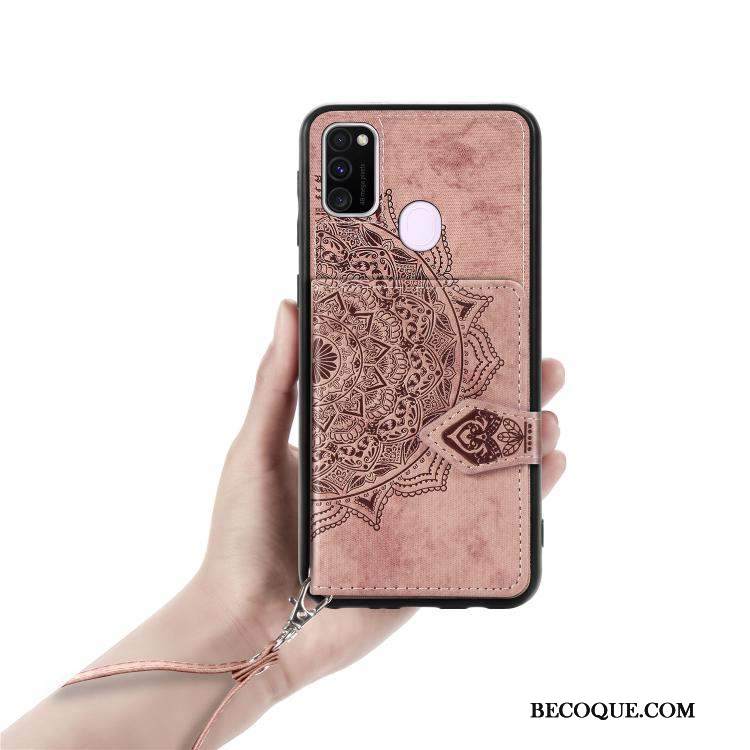 Kuori Samsung Galaxy M30s Suojaus Kortti Ripustettavat Koristeet, Kotelo Samsung Galaxy M30s Puhelimen Kuoret Murtumaton