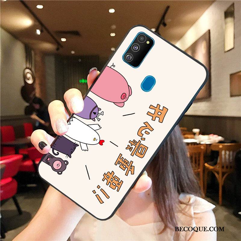 Kuori Samsung Galaxy M30s Suojaus Rakastunut Net Red, Kotelo Samsung Galaxy M30s Laukut Tide-brändi Murtumaton