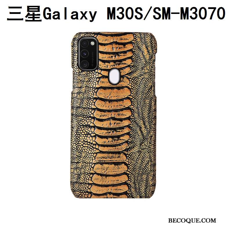 Kuori Samsung Galaxy M30s Ylellisyys Sininen Puhelimen Kuoret, Kotelo Samsung Galaxy M30s Suojaus Takakansi Muokata