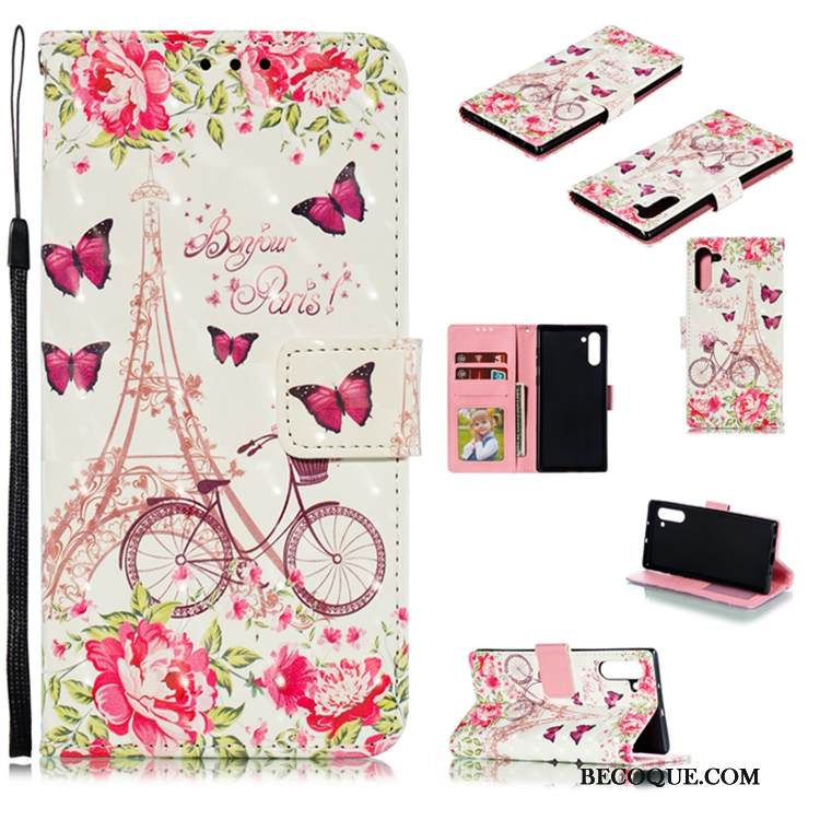 Kuori Samsung Galaxy Note 10 Kuoret Puhelimen Kuoret Sininen, Kotelo Samsung Galaxy Note 10 Nahka