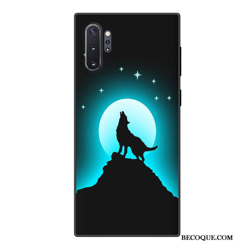 Kuori Samsung Galaxy Note 10+ Laukut Murtumaton Puhelimen Kuoret, Kotelo Samsung Galaxy Note 10+ Pehmeä Neste Kustannukset Sininen