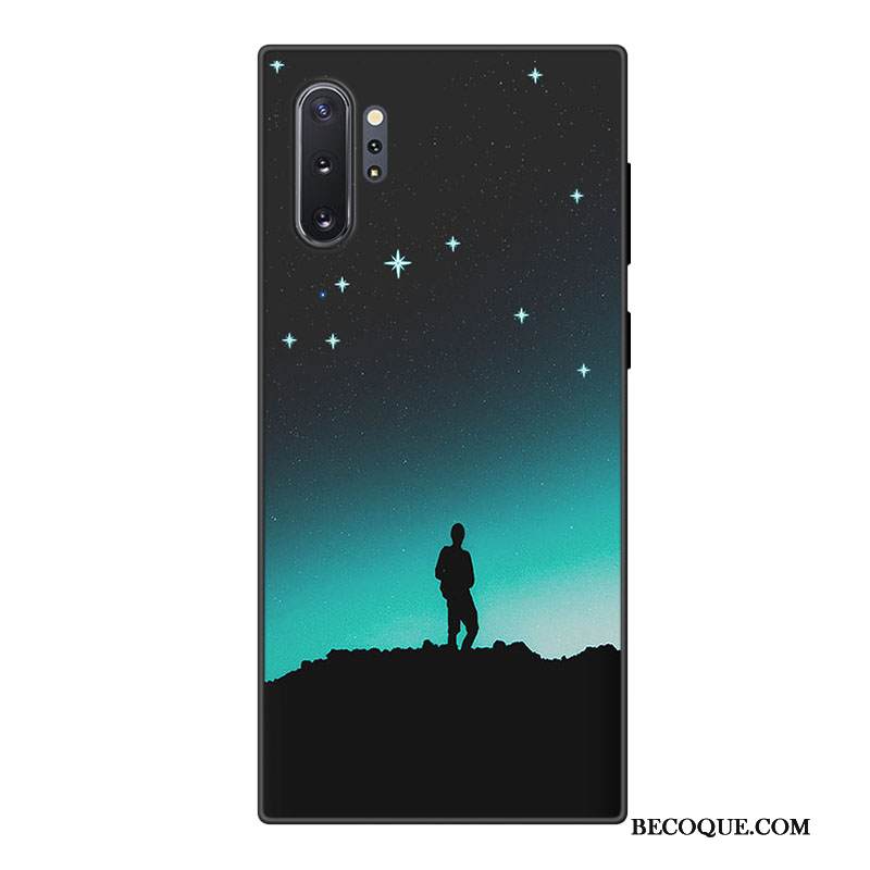 Kuori Samsung Galaxy Note 10+ Laukut Murtumaton Puhelimen Kuoret, Kotelo Samsung Galaxy Note 10+ Pehmeä Neste Kustannukset Sininen