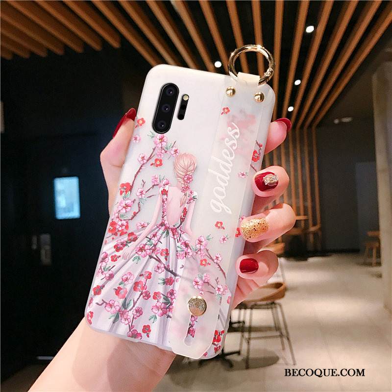 Kuori Samsung Galaxy Note 10+ Laukut Puhelimen Kuoret Murtumaton, Kotelo Samsung Galaxy Note 10+ Suojaus Ripustettavat Koristeet Läpinäkyvä