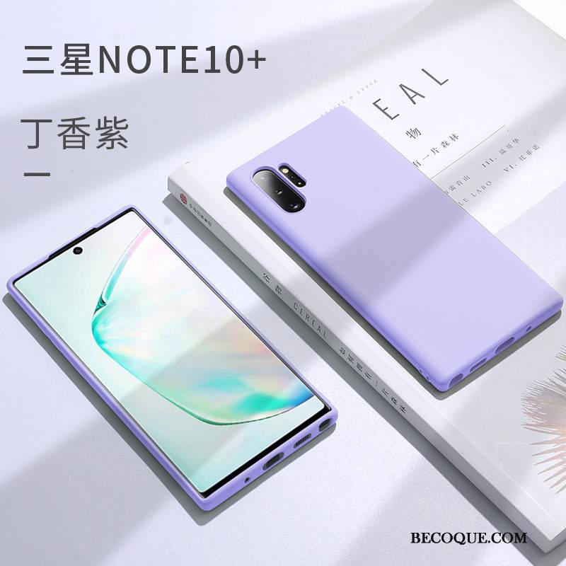 Kuori Samsung Galaxy Note 10+ Laukut Sininen Net Red, Kotelo Samsung Galaxy Note 10+ Suojaus Murtumaton Trendi