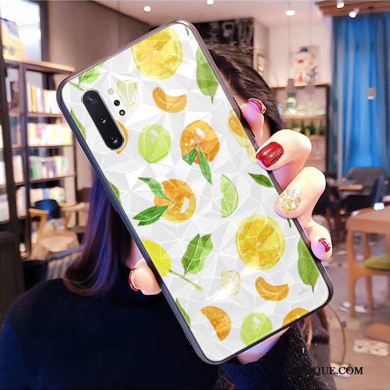 Kuori Samsung Galaxy Note 10+ Laukut Timantti Jauhe, Kotelo Samsung Galaxy Note 10+ Pieni Kukkakuvio