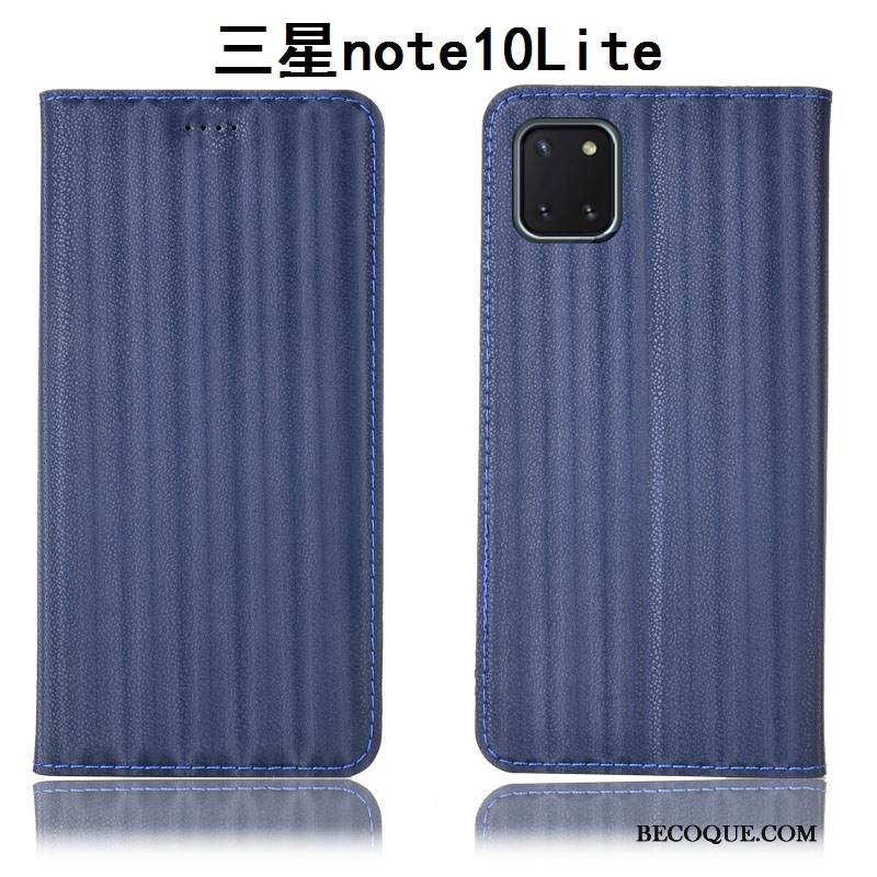 Kuori Samsung Galaxy Note 10 Lite Laukut Kaltevuus Puhelimen Kuoret, Kotelo Samsung Galaxy Note 10 Lite Nahka Kukkakuvio Viini Punainen