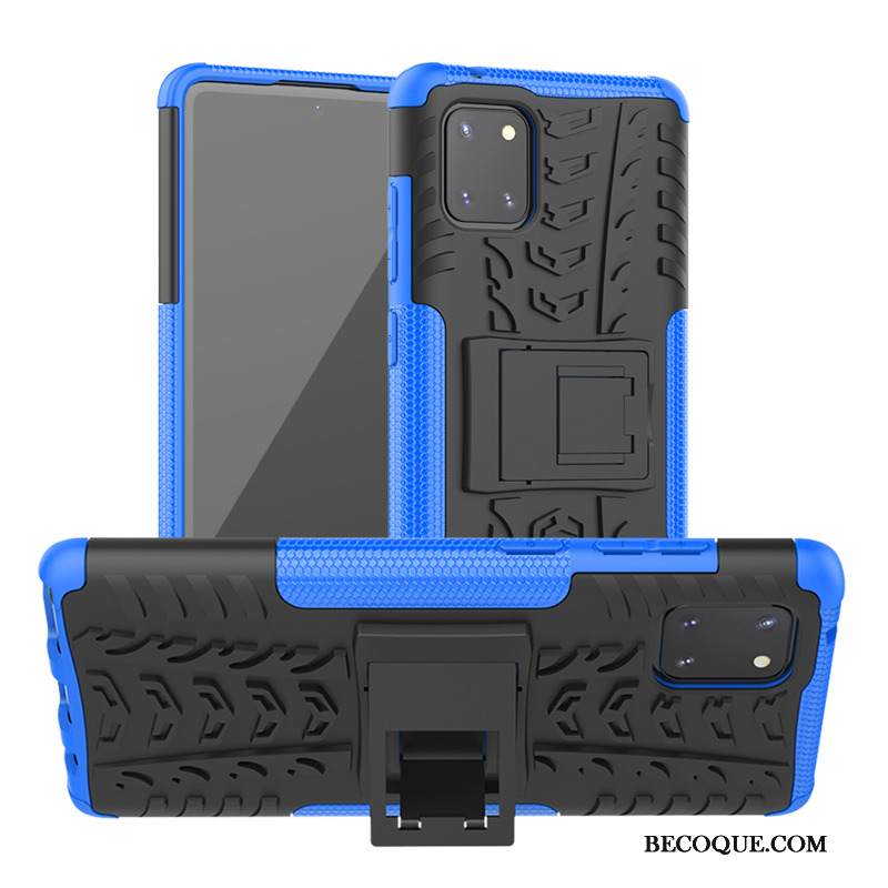 Kuori Samsung Galaxy Note 10 Lite Laukut Pesty Suede Dekompressointi, Kotelo Samsung Galaxy Note 10 Lite Tuki Trendi Vihreä