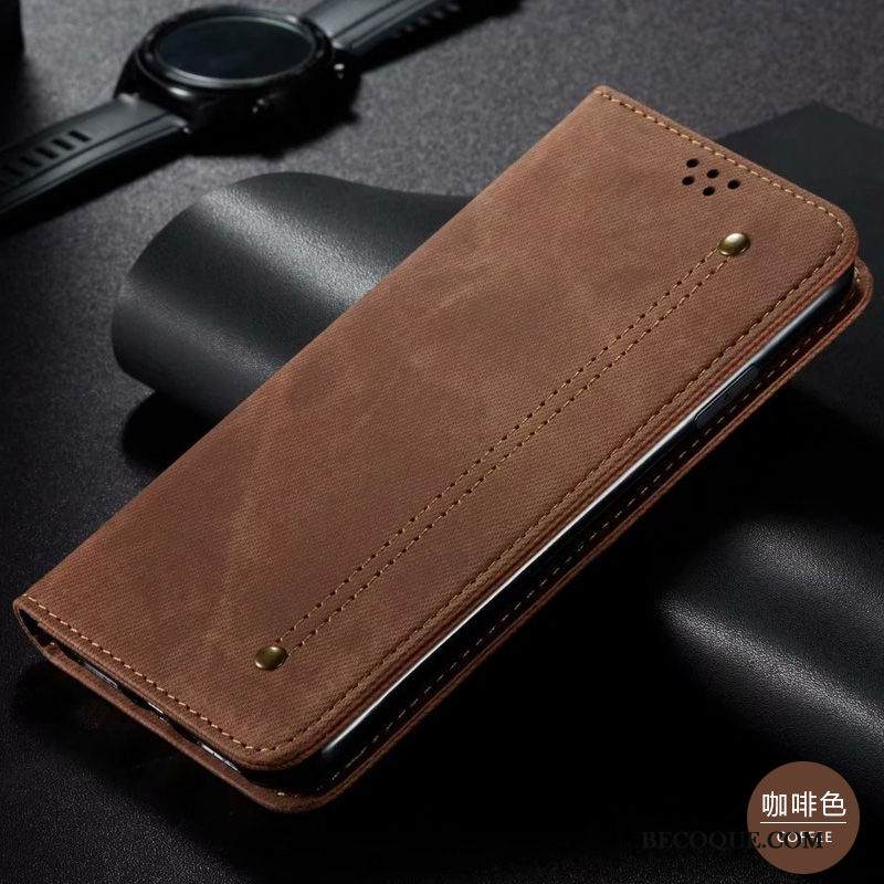 Kuori Samsung Galaxy Note 10 Lite Laukut Puhelimen Kuoret Kukkakuvio, Kotelo Samsung Galaxy Note 10 Lite Nahka Cowboy Murtumaton