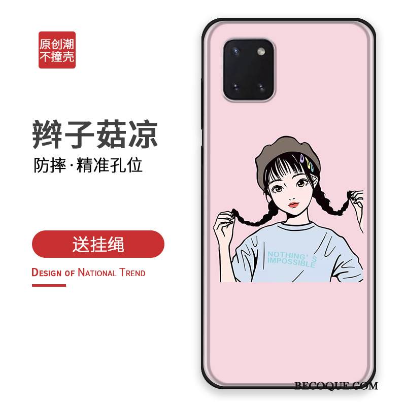 Kuori Samsung Galaxy Note 10 Lite Laukut Puhelimen Kuoret Nuoret, Kotelo Samsung Galaxy Note 10 Lite Silikoni Persoonallisuus Murtumaton