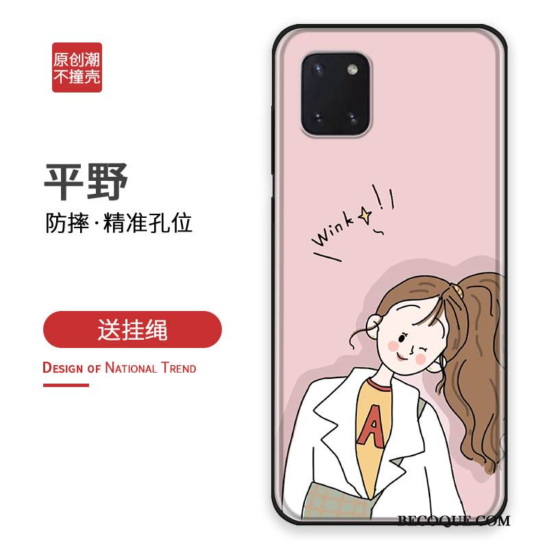 Kuori Samsung Galaxy Note 10 Lite Laukut Puhelimen Kuoret Nuoret, Kotelo Samsung Galaxy Note 10 Lite Silikoni Persoonallisuus Murtumaton