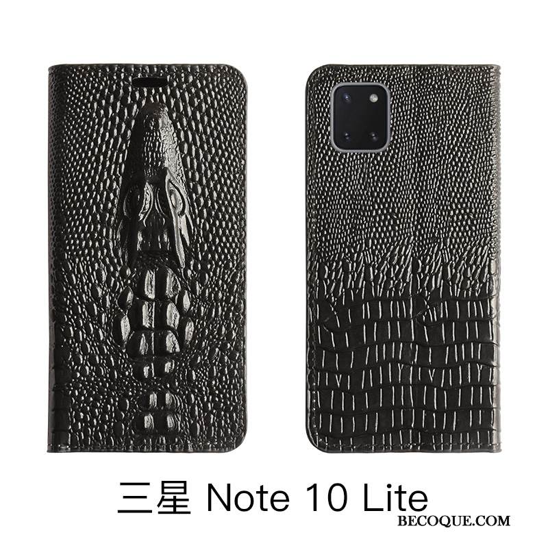 Kuori Samsung Galaxy Note 10 Lite Laukut Ylellisyys Keltainen, Kotelo Samsung Galaxy Note 10 Lite Nahka Lehmä Puhelimen Kuoret