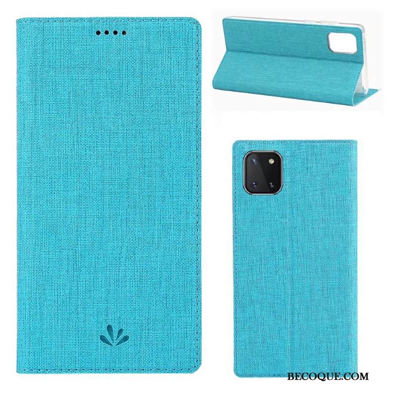 Kuori Samsung Galaxy Note 10 Lite Nahka Harmaa Kortti, Kotelo Samsung Galaxy Note 10 Lite Kuoret Puhelimen Kuoret Kukkakuvio