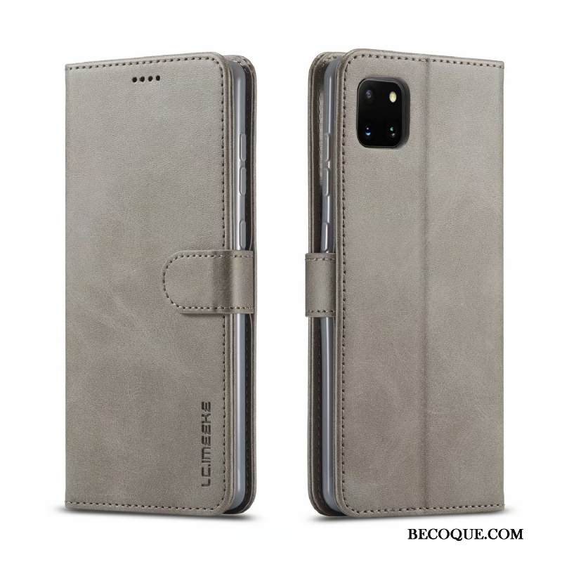 Kuori Samsung Galaxy Note 10 Lite Nahka Keltainen, Kotelo Samsung Galaxy Note 10 Lite Suojaus