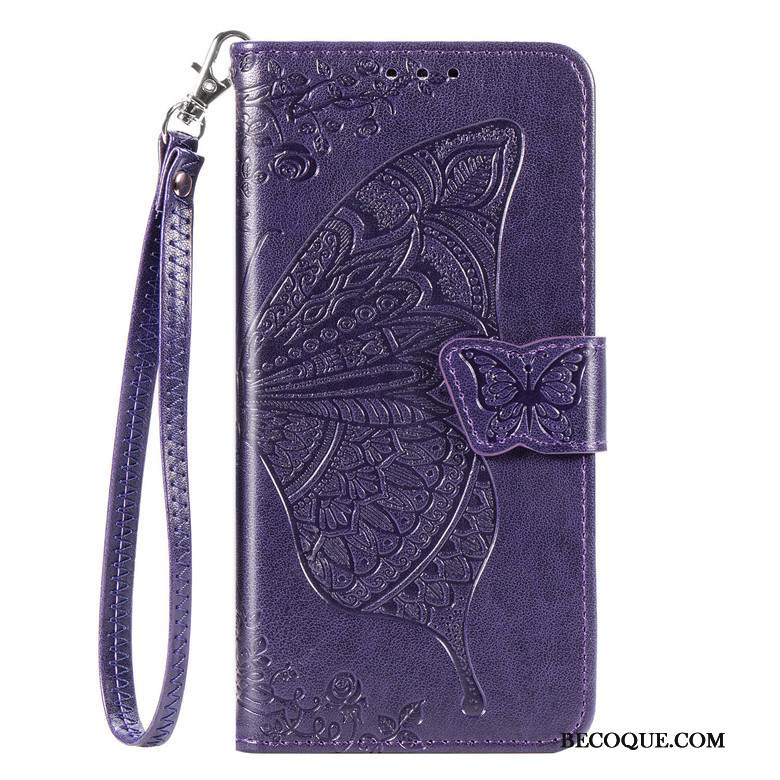 Kuori Samsung Galaxy Note 10 Lite Suojaus Kukka Puhelimen Kuoret, Kotelo Samsung Galaxy Note 10 Lite Nahka Jauhe Perhonen