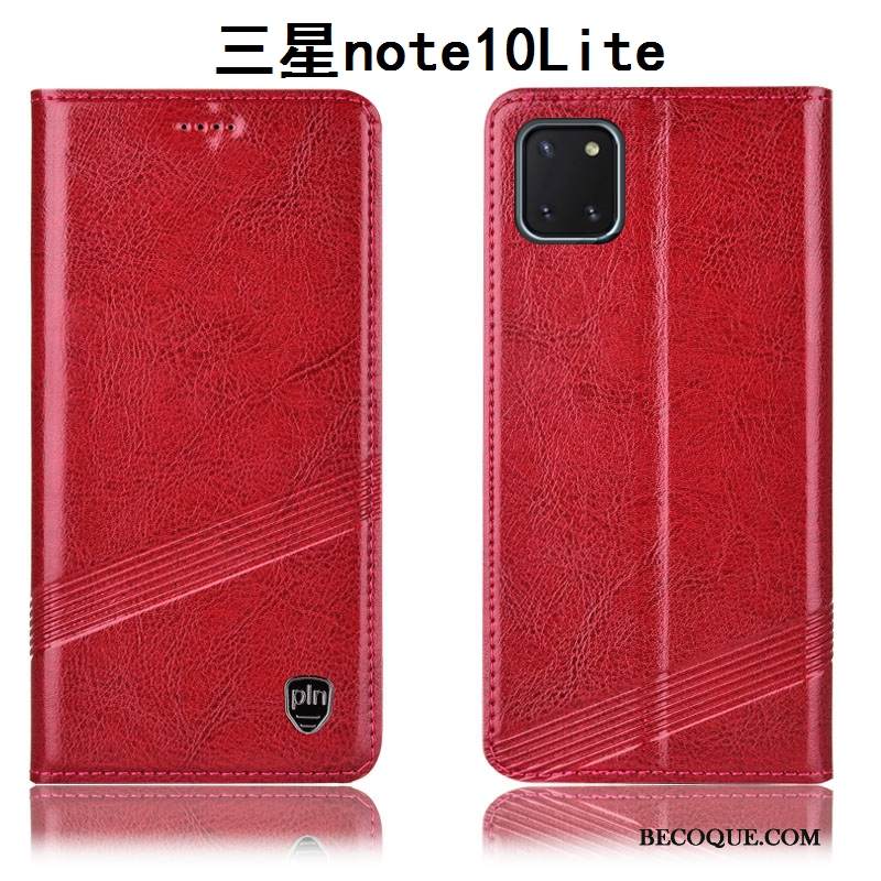 Kuori Samsung Galaxy Note 10 Lite Suojaus Murtumaton Punainen, Kotelo Samsung Galaxy Note 10 Lite Laukut Puhelimen Kuoret