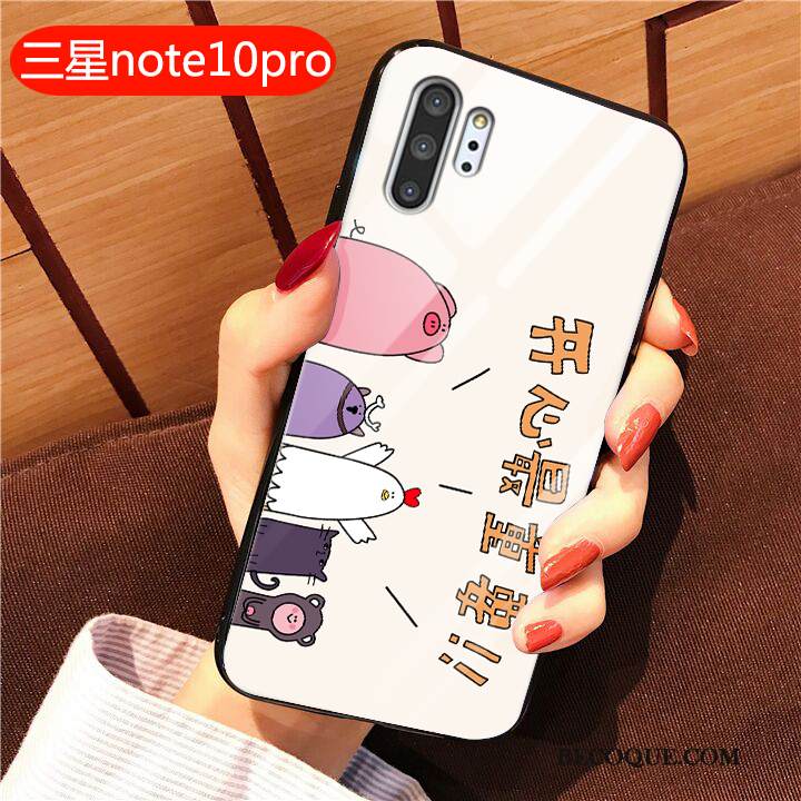 Kuori Samsung Galaxy Note 10+ Luova Ihana Murtumaton, Kotelo Samsung Galaxy Note 10+ Suojaus Valkoinen Puhelimen Kuoret