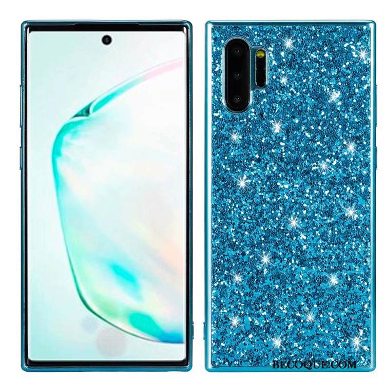 Kuori Samsung Galaxy Note 10+ Luova Sininen Puhelimen Kuoret, Kotelo Samsung Galaxy Note 10+ Suojaus Murtumaton Jauhe