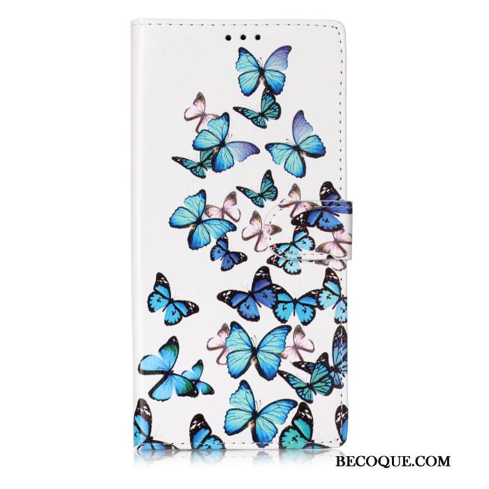 Kuori Samsung Galaxy Note 10 Nahka Murtumaton Sininen, Kotelo Samsung Galaxy Note 10 Kuoret L Puhelimen Kuoret