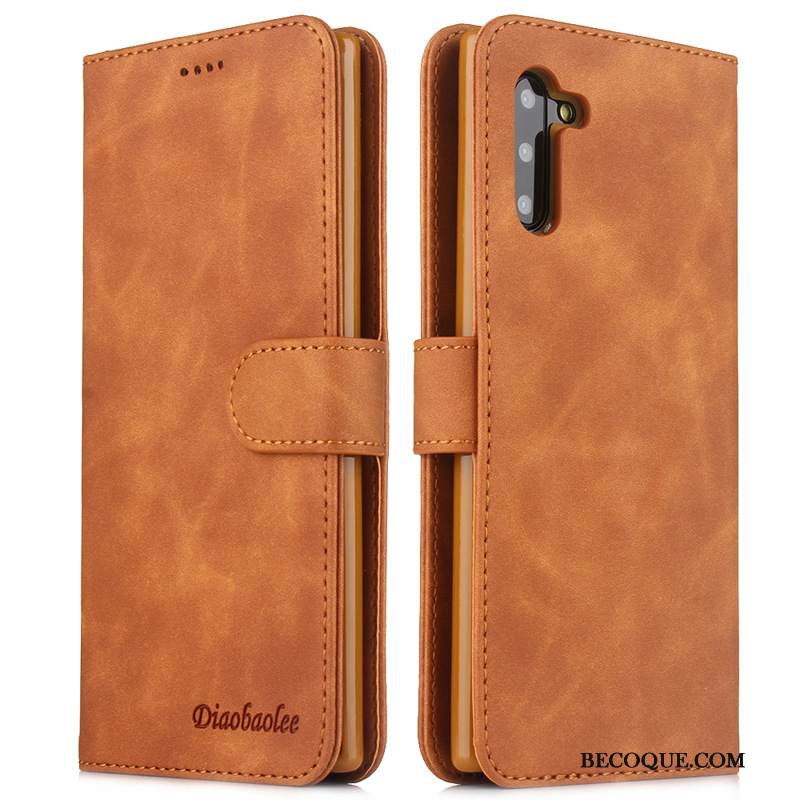 Kuori Samsung Galaxy Note 10 Nahka Puhelimen Kuoret Harmaa, Kotelo Samsung Galaxy Note 10 Kuoret