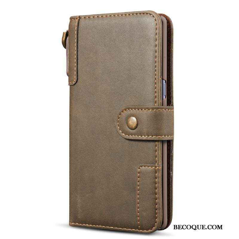 Kuori Samsung Galaxy Note 10 Nahka Puhelimen Kuoret Punainen, Kotelo Samsung Galaxy Note 10