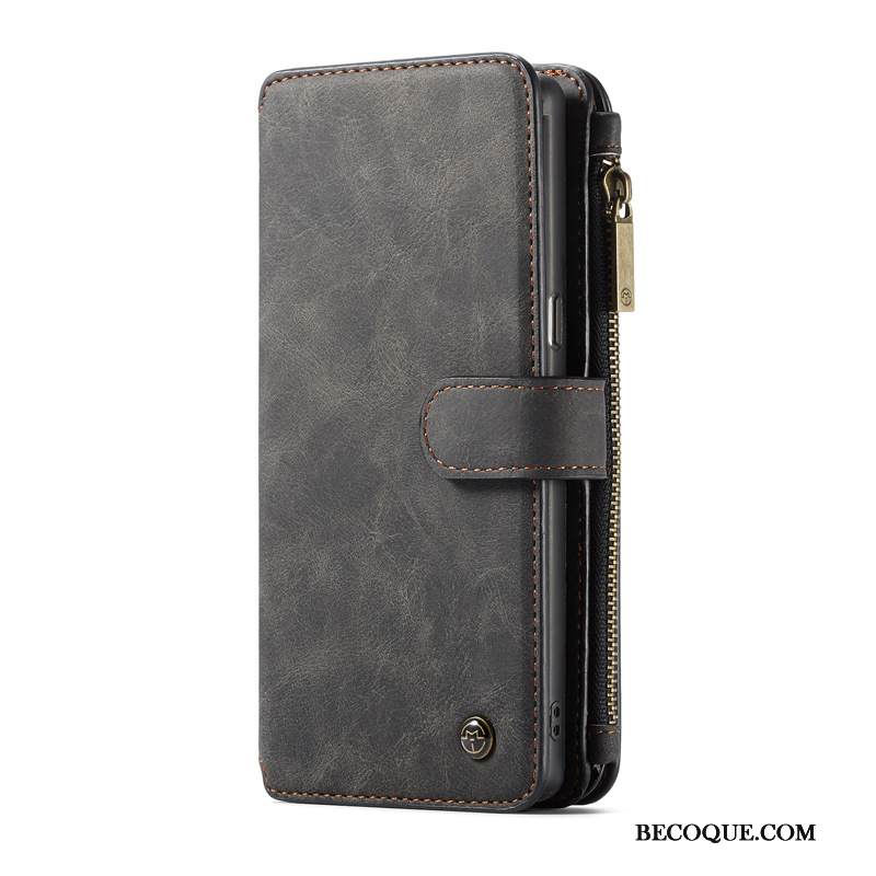 Kuori Samsung Galaxy Note 10 Nahka Puhelimen Kuoret Punainen, Kotelo Samsung Galaxy Note 10