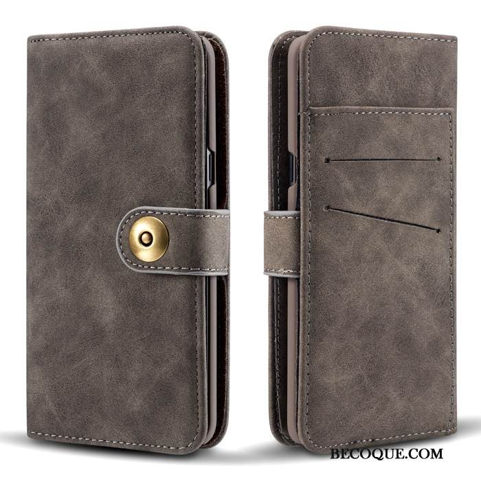 Kuori Samsung Galaxy Note 10 Nahka Puhelimen Kuoret Sininen, Kotelo Samsung Galaxy Note 10 Kuoret