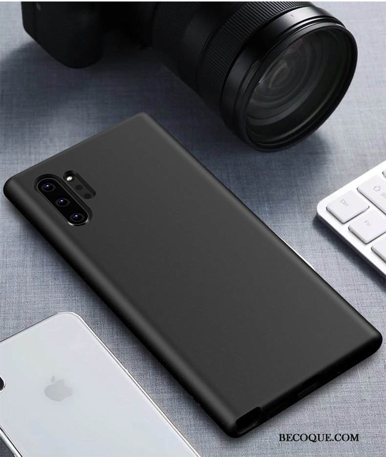 Kuori Samsung Galaxy Note 10+ Pehmeä Neste Murtumaton Puhelimen Kuoret, Kotelo Samsung Galaxy Note 10+ Suojaus Uusi Vihreä