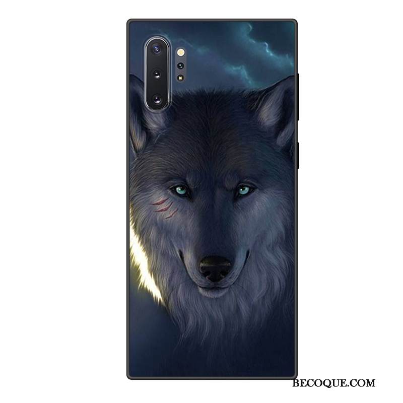 Kuori Samsung Galaxy Note 10+ Silikoni Violetti Tide-brändi, Kotelo Samsung Galaxy Note 10+ Sarjakuva Murtumaton Puhelimen Kuoret