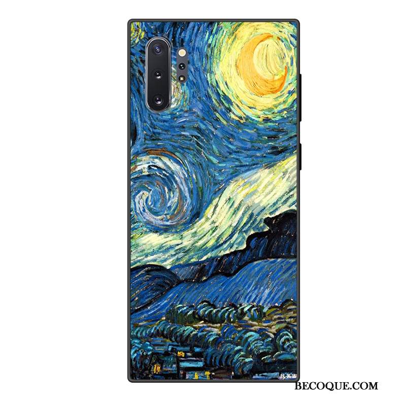 Kuori Samsung Galaxy Note 10+ Silikoni Violetti Tide-brändi, Kotelo Samsung Galaxy Note 10+ Sarjakuva Murtumaton Puhelimen Kuoret