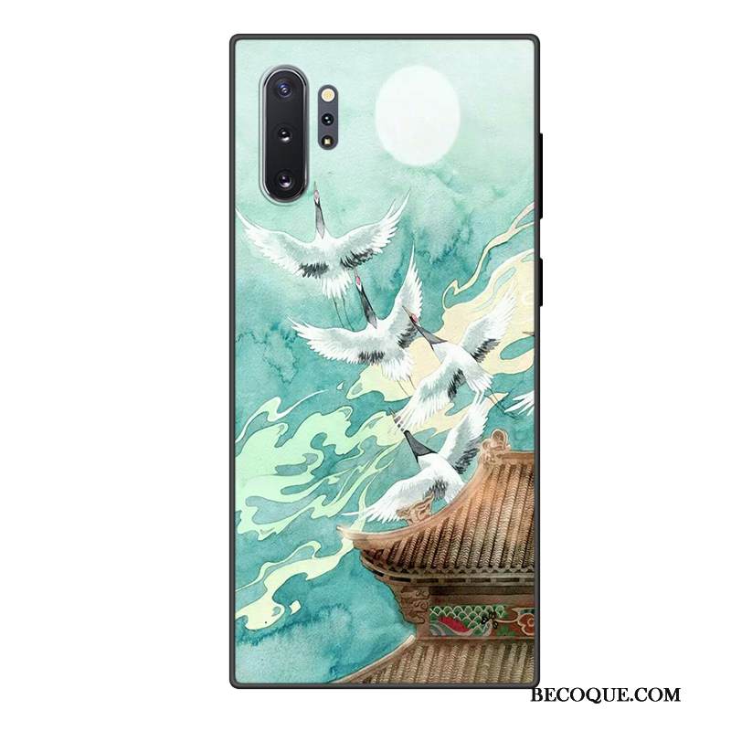 Kuori Samsung Galaxy Note 10+ Silikoni Violetti Tide-brändi, Kotelo Samsung Galaxy Note 10+ Sarjakuva Murtumaton Puhelimen Kuoret