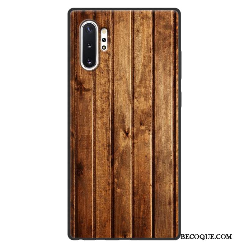 Kuori Samsung Galaxy Note 10+ Silikoni Yksinkertainen Harmaa, Kotelo Samsung Galaxy Note 10+ Puulajit Persoonallisuus Puhelimen Kuoret