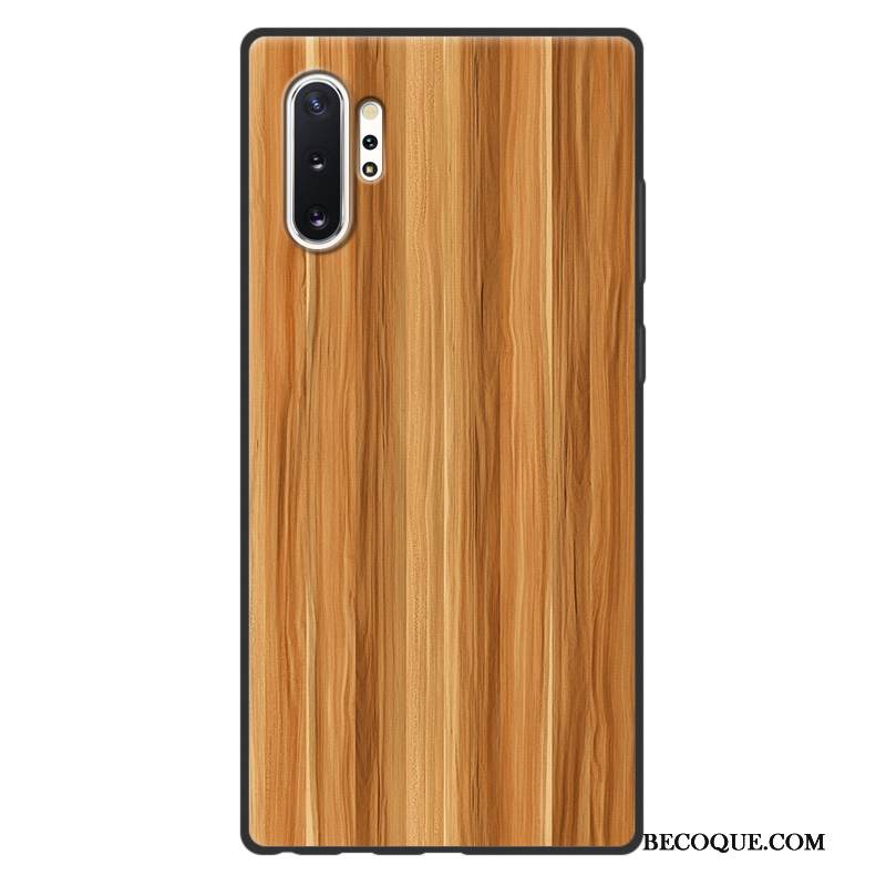 Kuori Samsung Galaxy Note 10+ Silikoni Yksinkertainen Harmaa, Kotelo Samsung Galaxy Note 10+ Puulajit Persoonallisuus Puhelimen Kuoret