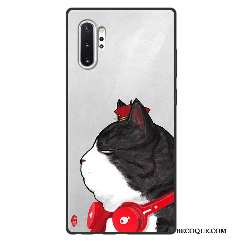 Kuori Samsung Galaxy Note 10+ Suojaus Harmaa Persoonallisuus, Kotelo Samsung Galaxy Note 10+ Laukut Puhelimen Kuoret Murtumaton