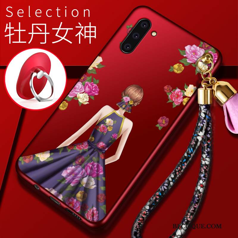 Kuori Samsung Galaxy Note 10 Suojaus Murtumaton Punainen, Kotelo Samsung Galaxy Note 10 Laukut Trendi Persoonallisuus