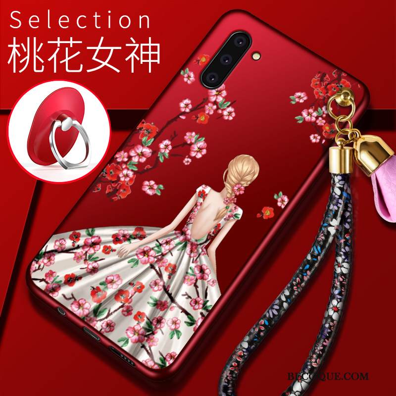 Kuori Samsung Galaxy Note 10 Suojaus Murtumaton Punainen, Kotelo Samsung Galaxy Note 10 Laukut Trendi Persoonallisuus