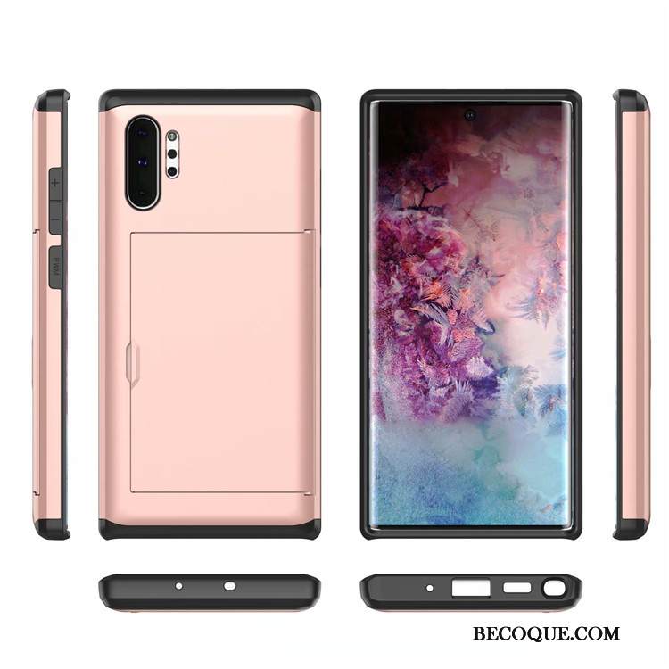 Kuori Samsung Galaxy Note 10+ Suojaus Puhelimen Kuoret Valkoinen, Kotelo Samsung Galaxy Note 10+ Kortti