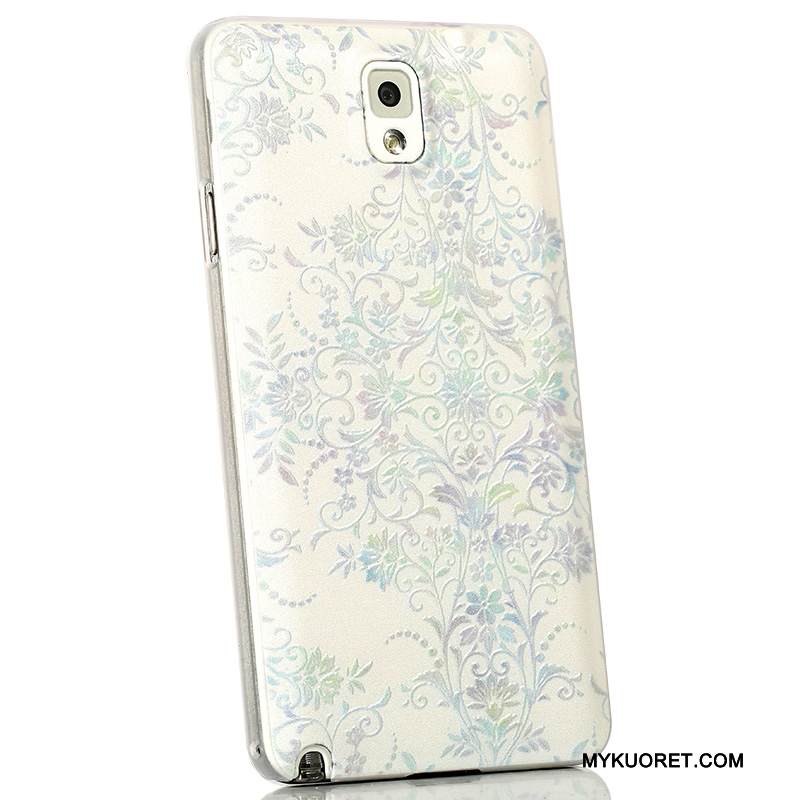 Kuori Samsung Galaxy Note 3 Kohokuviointi Puhelimen Kuoret Pesty Suede, Kotelo Samsung Galaxy Note 3 Monivärinen Ohut Ultra