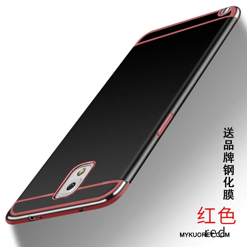 Kuori Samsung Galaxy Note 3 Laukut Persoonallisuus Puhelimen Kuoret, Kotelo Samsung Galaxy Note 3 Silikoni Punainen Pesty Suede