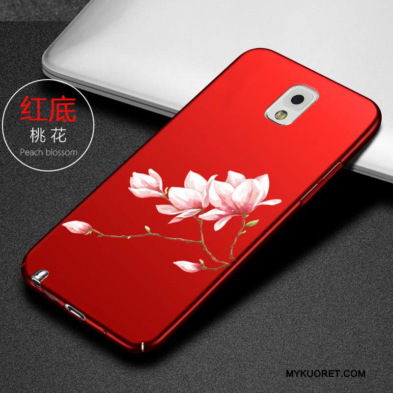 Kuori Samsung Galaxy Note 3 Laukut Ripustettavat Koristeet Murtumaton, Kotelo Samsung Galaxy Note 3 Suojaus Pesty Suede Puhelimen Kuoret