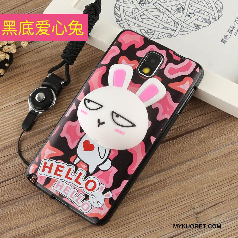 Kuori Samsung Galaxy Note 3 Laukut Ripustettavat Koristeet Puhelimen Kuoret, Kotelo Samsung Galaxy Note 3 Silikoni Jauhe